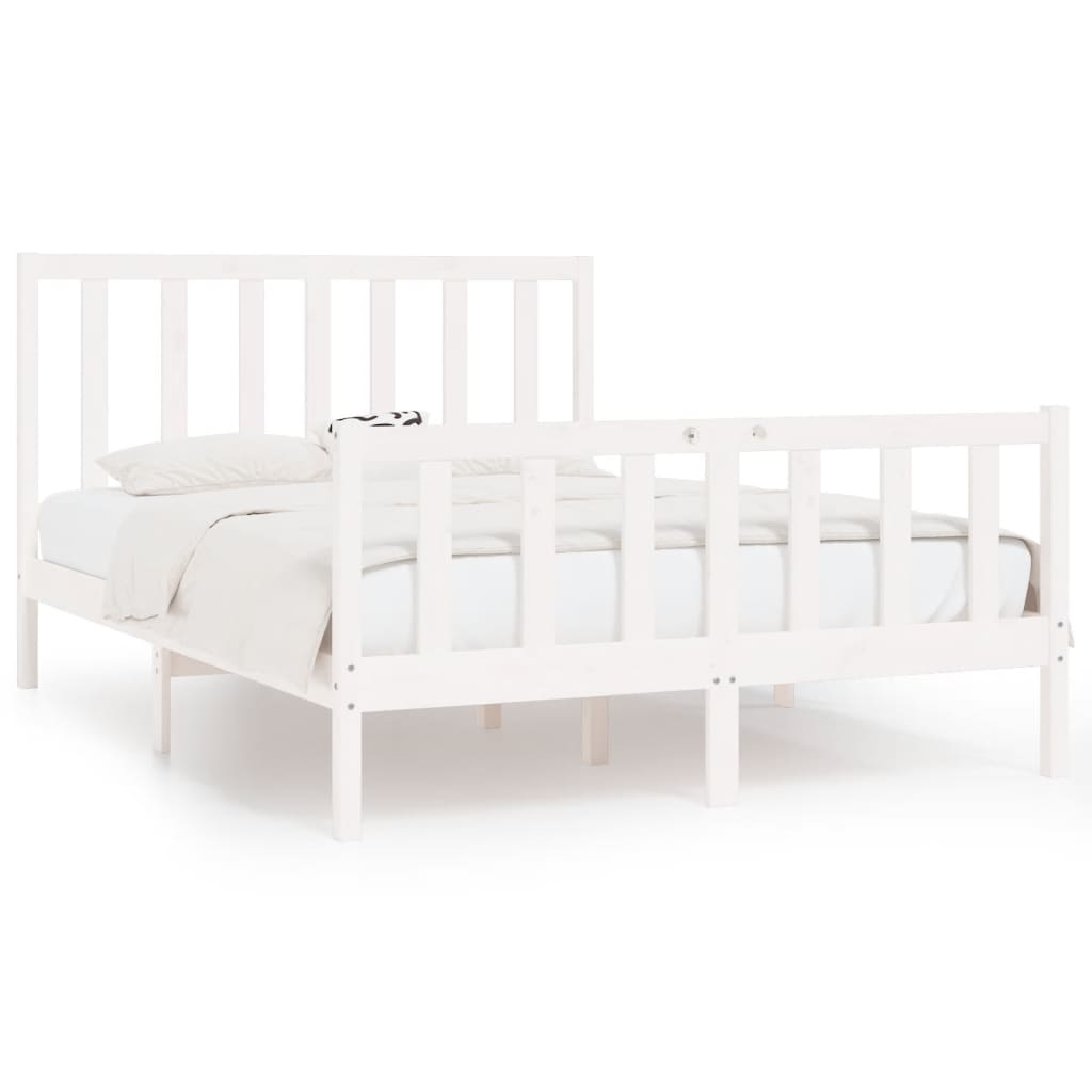 Bed Frame Without Mattress Small Double Solid Wood