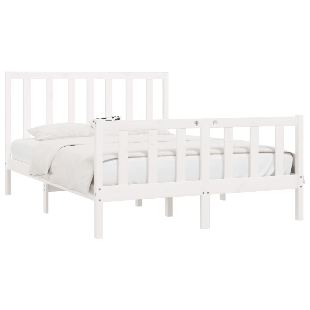 Bed Frame Without Mattress Small Double Solid Wood