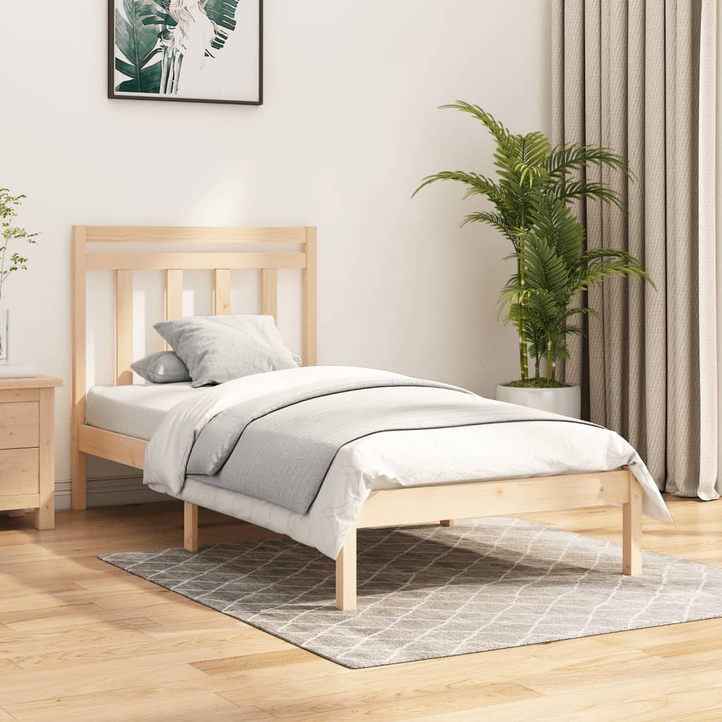 Bed Frame Without Mattress Solid Wood