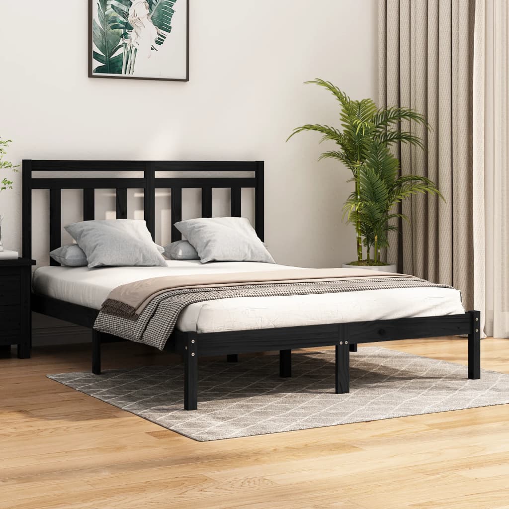 Bed Frame Without Mattress Solid Wood