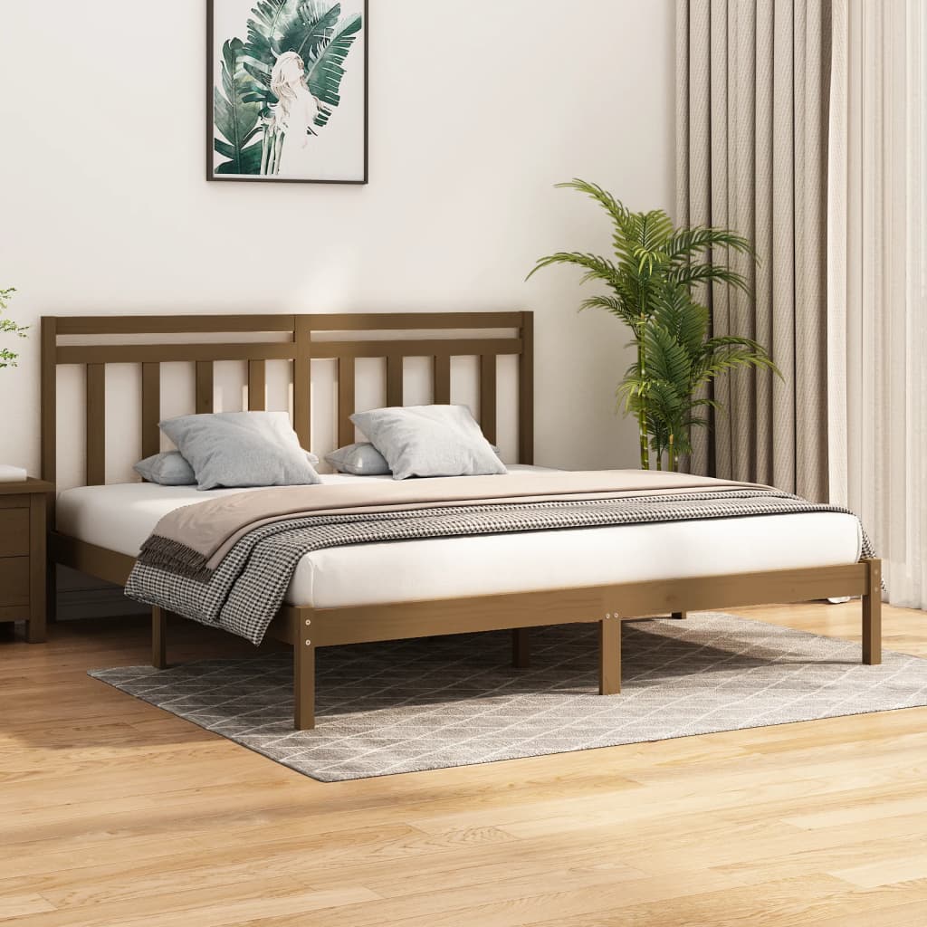 Bed Frame Without Mattress Solid Wood