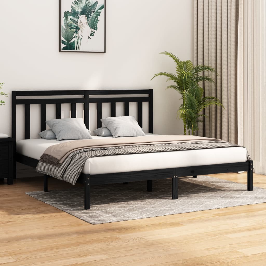Bed Frame Without Mattress Solid Wood
