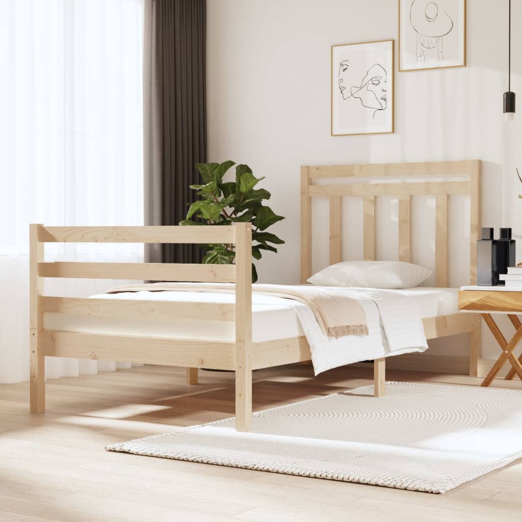 Bed Frame Without Mattress Solid Wood