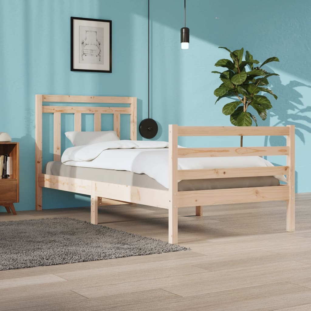 Bed Frame Without Mattress Solid Wood