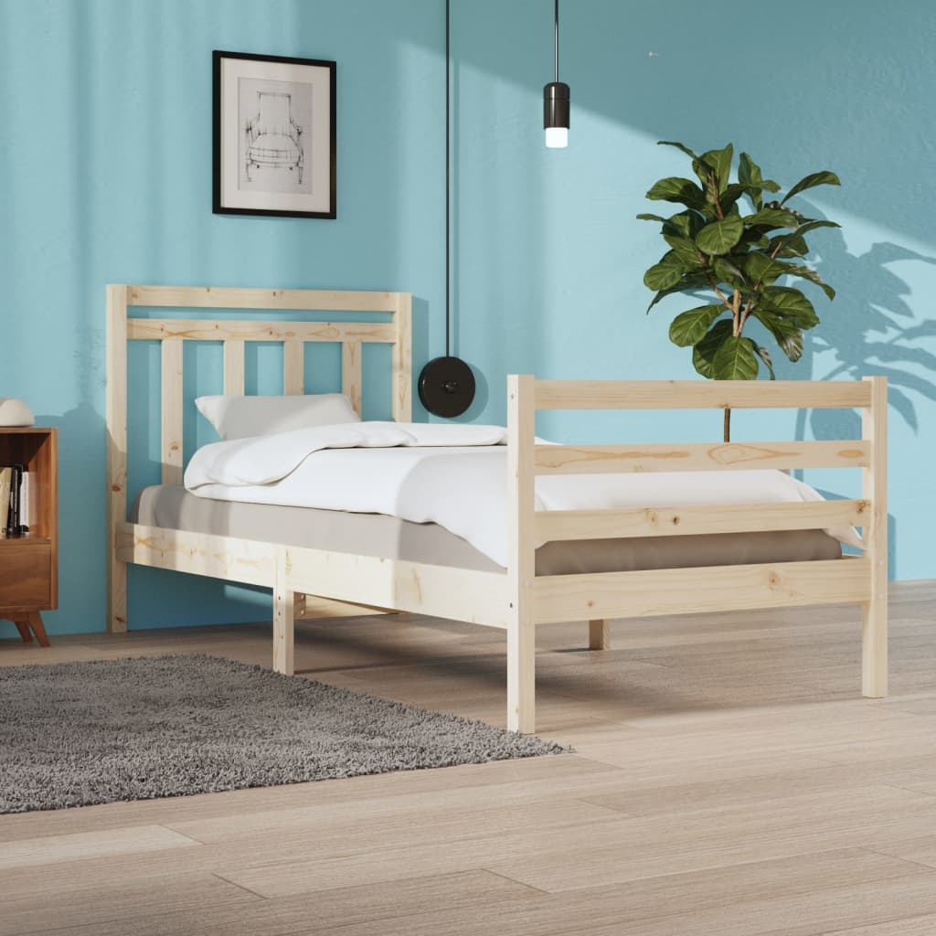 Bed Frame Without Mattress Solid Wood