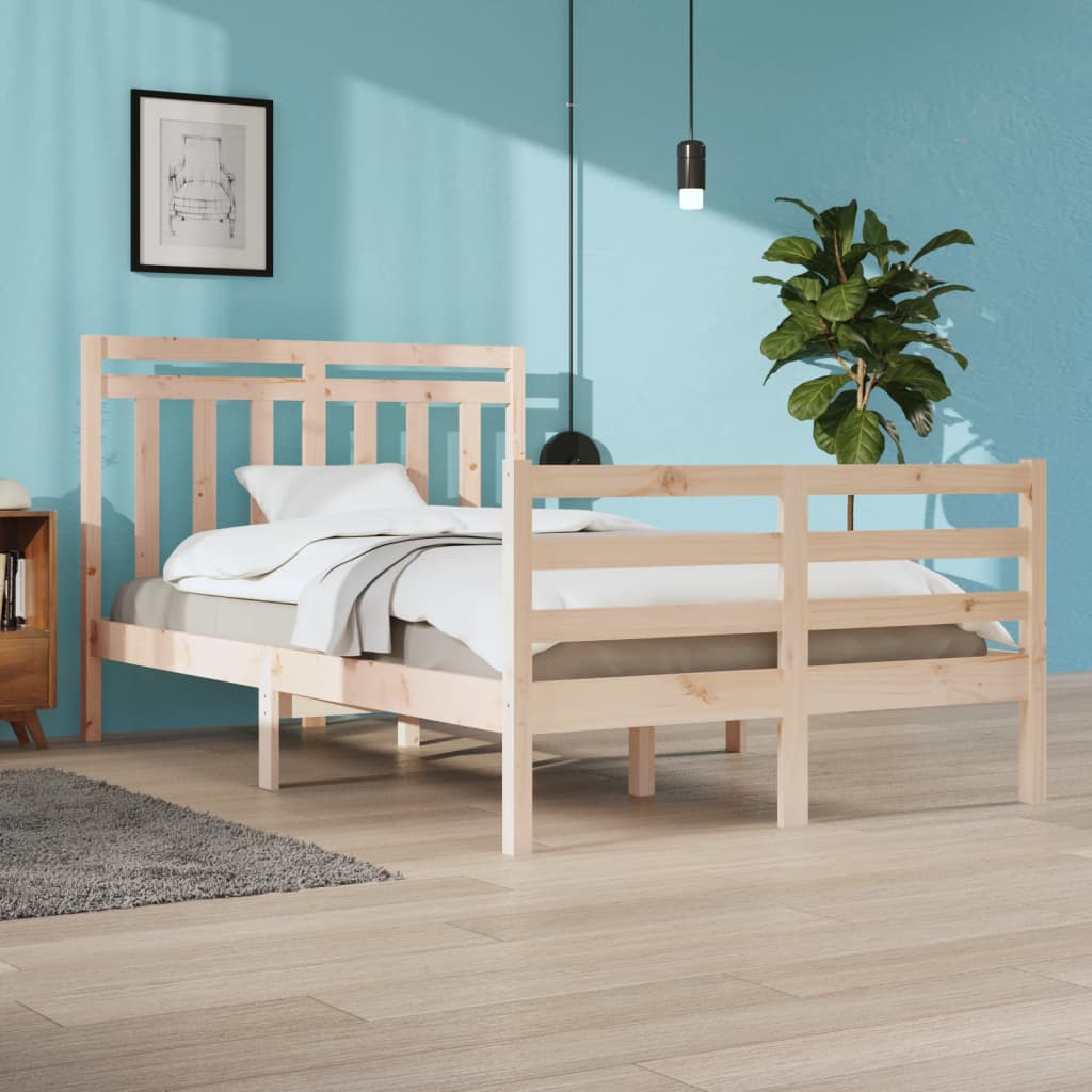 Bed Frame Without Mattress Solid Wood