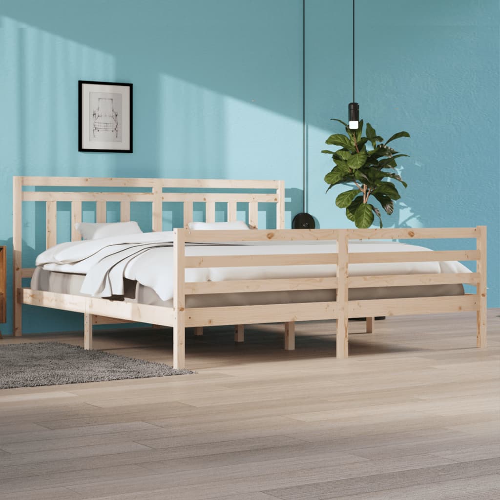 Bed Frame Without Mattress Solid Wood