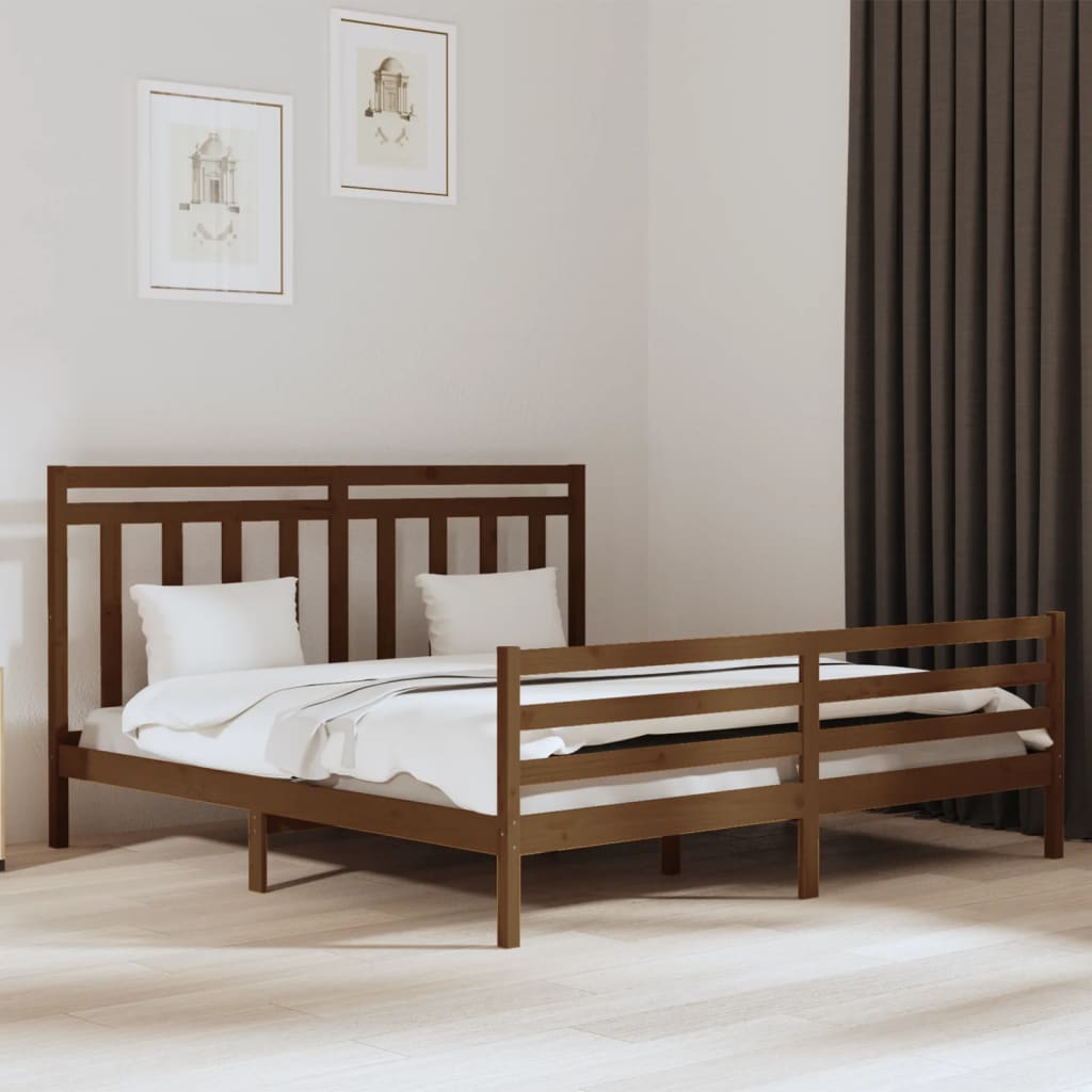 Bed Frame Without Mattress Solid Wood