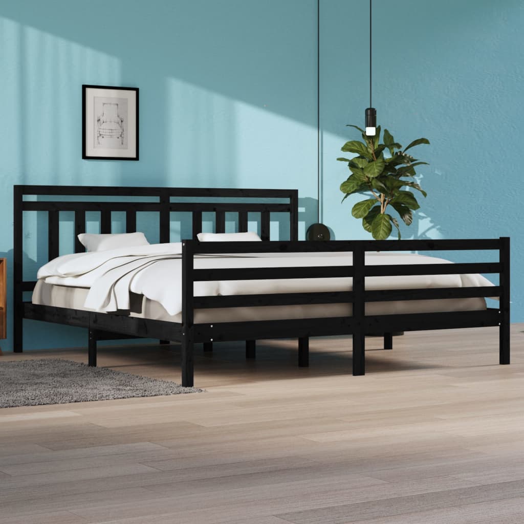 Bed Frame Without Mattress Solid Wood