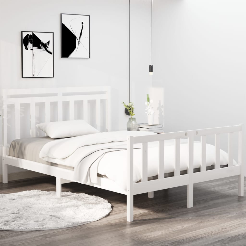 Bed Frame Without Mattress Single Solid Wood
