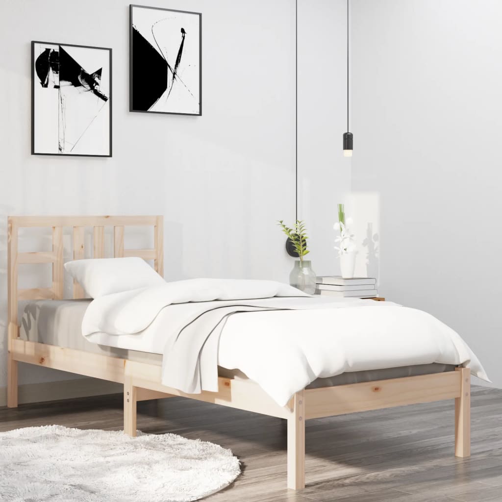 Bed Frame Without Mattress Solid Wood