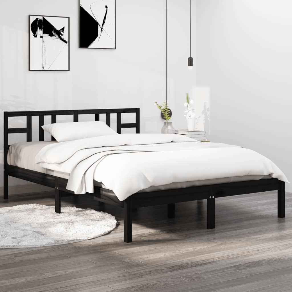 Bed Frame Without Mattress Solid Wood