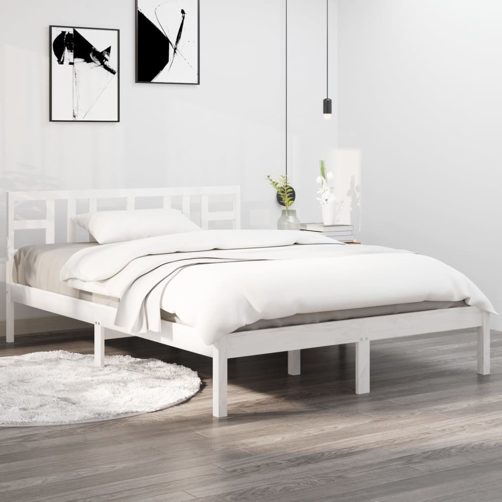 Bed Frame Without Mattress Solid Wood