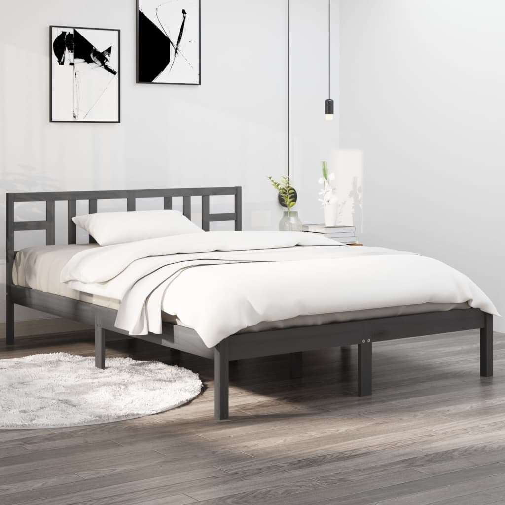 Bed Frame Without Mattress Solid Wood