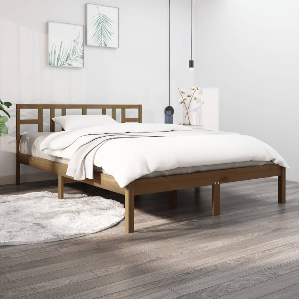 Bed Frame Without Mattress Solid Wood