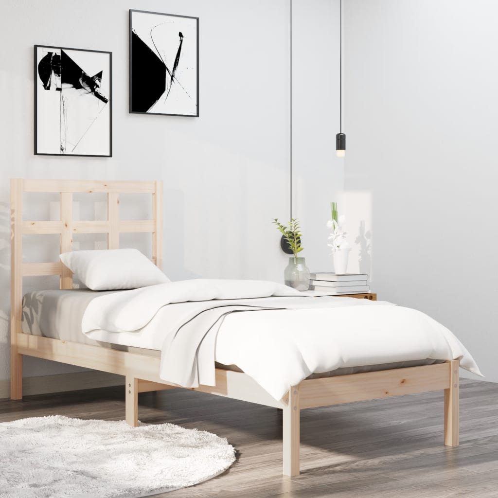 Bed Frame Without Mattress Solid Wood