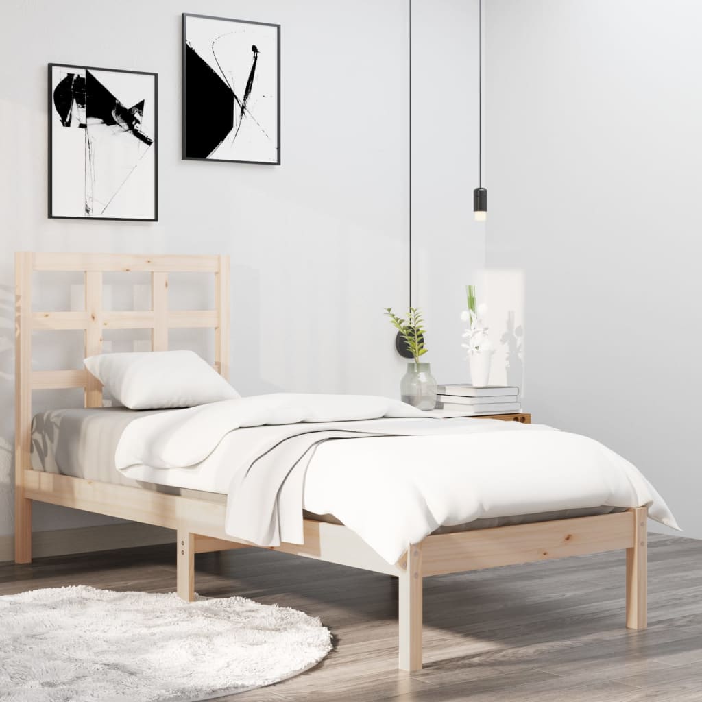 Bed Frame Without Mattress Solid Wood