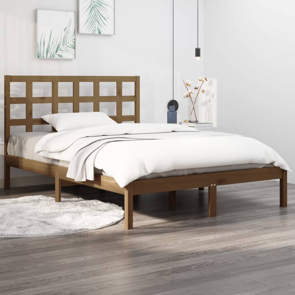 Bed Frame Without Mattress Solid Wood