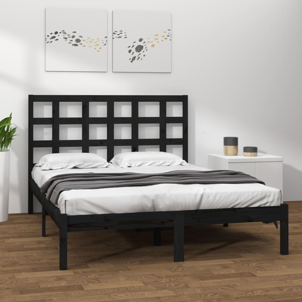 Bed Frame Without Mattress Solid Wood