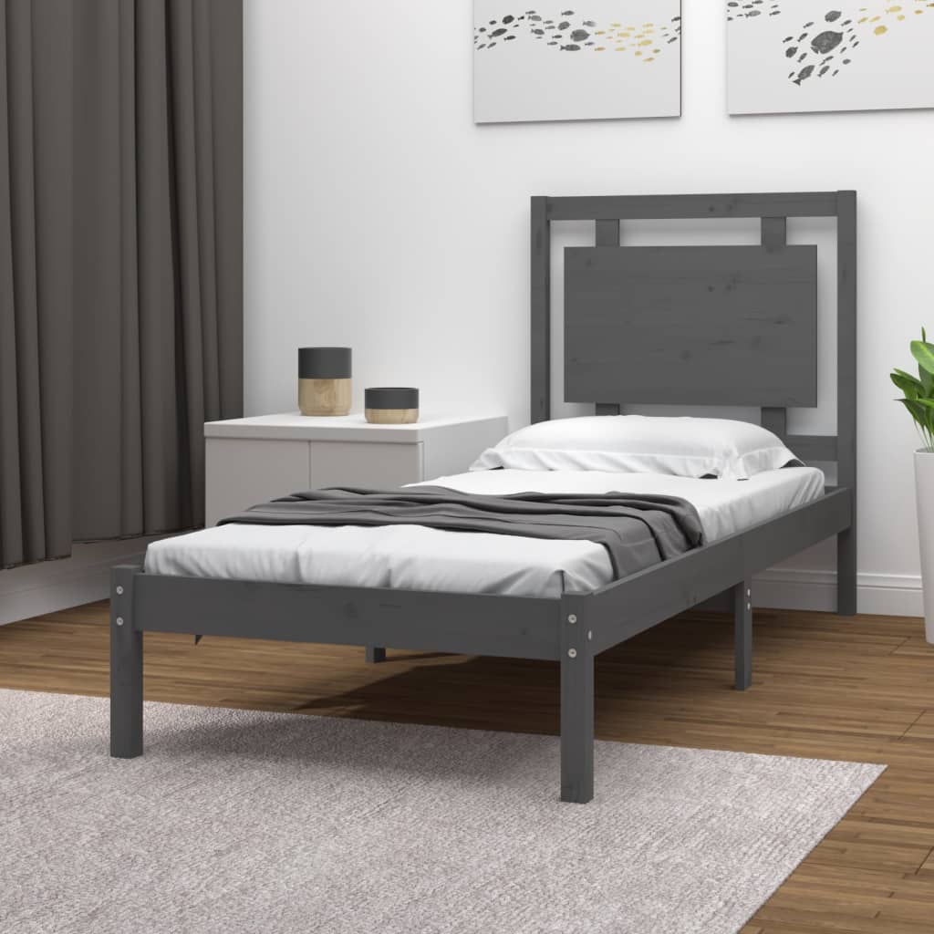 Bed Frame Without Mattress King Size Solid Wood