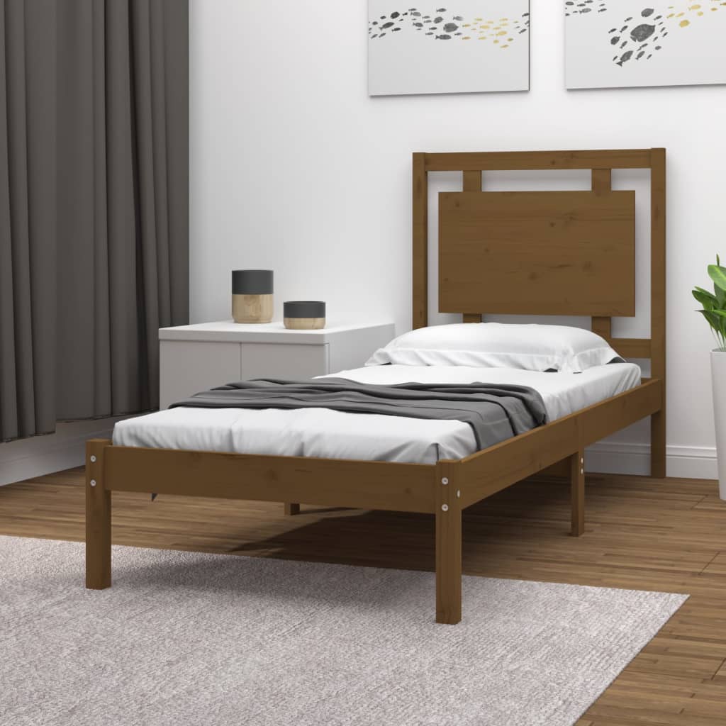 Bed Frame Without Mattress King Size Solid Wood