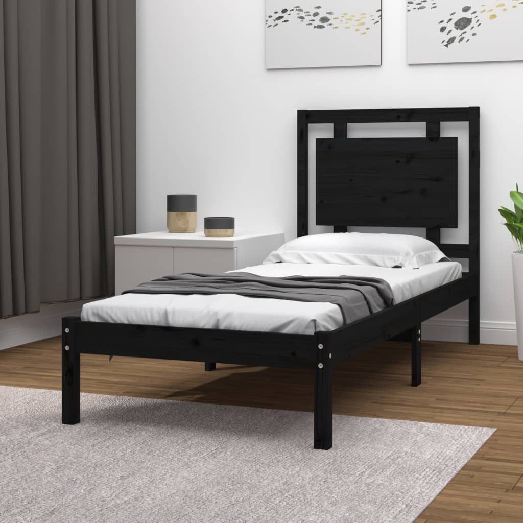 Bed Frame Without Mattress King Size Solid Wood
