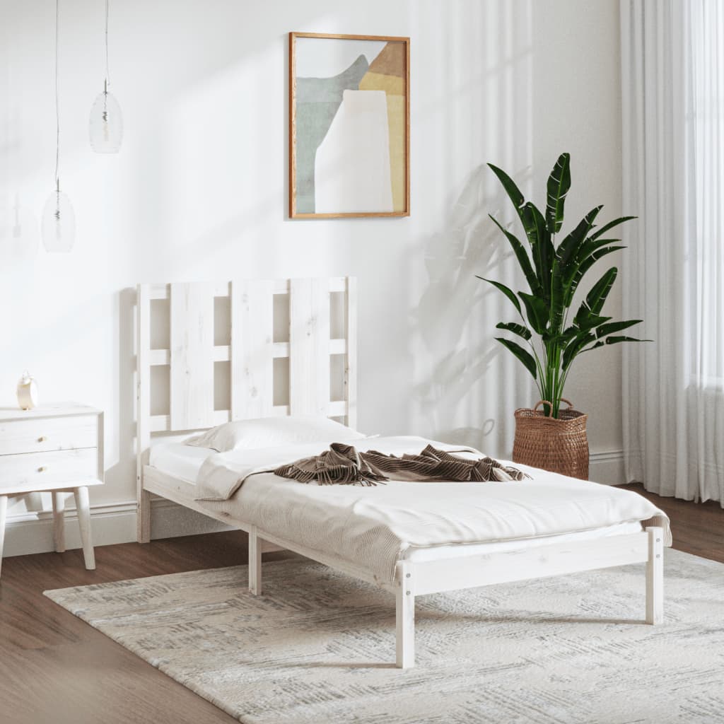Bed Frame Without Mattress Small Double Solid Wood