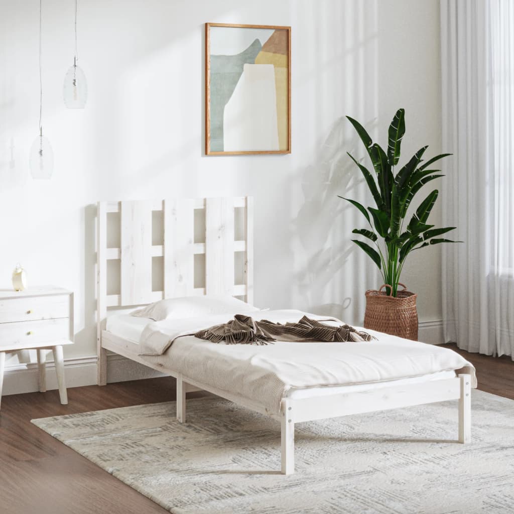 Bed Frame Without Mattress Small Double Solid Wood
