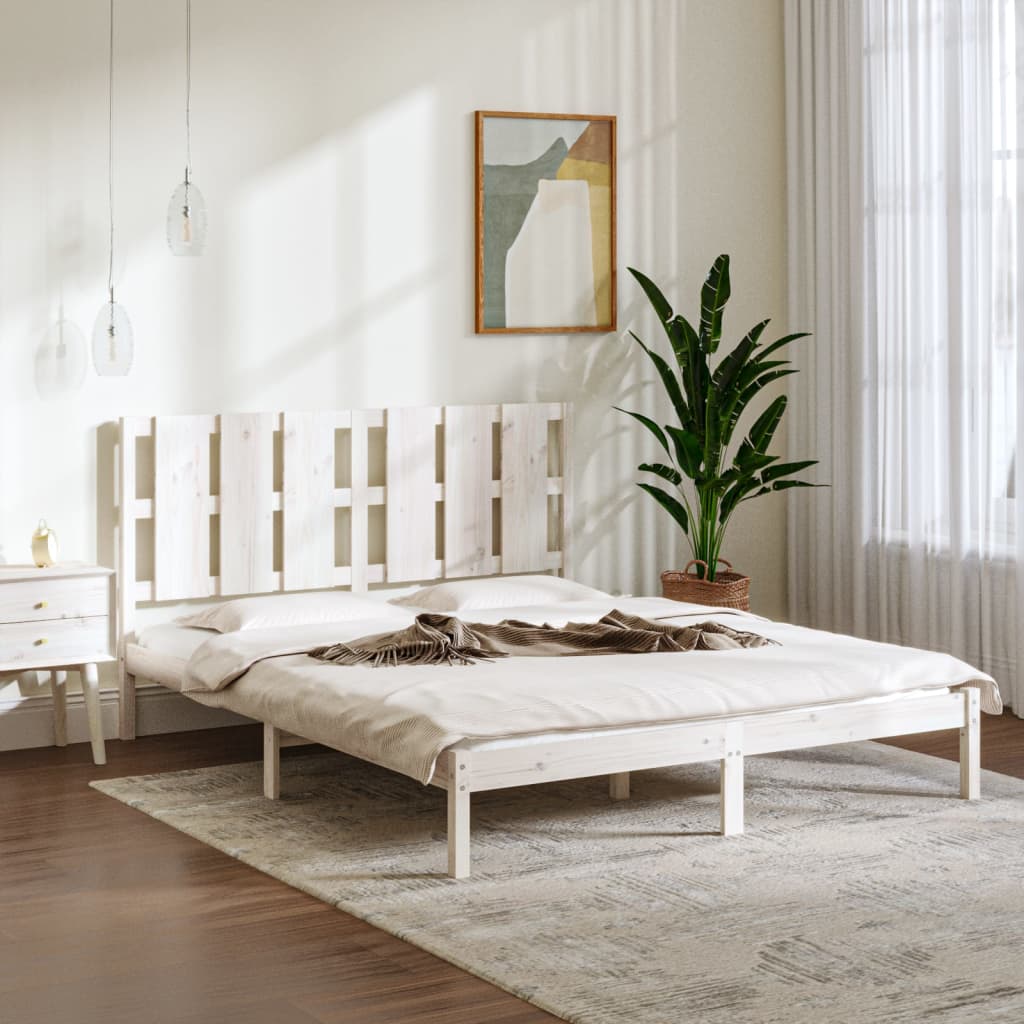 Bed Frame Without Mattress Small Double Solid Wood