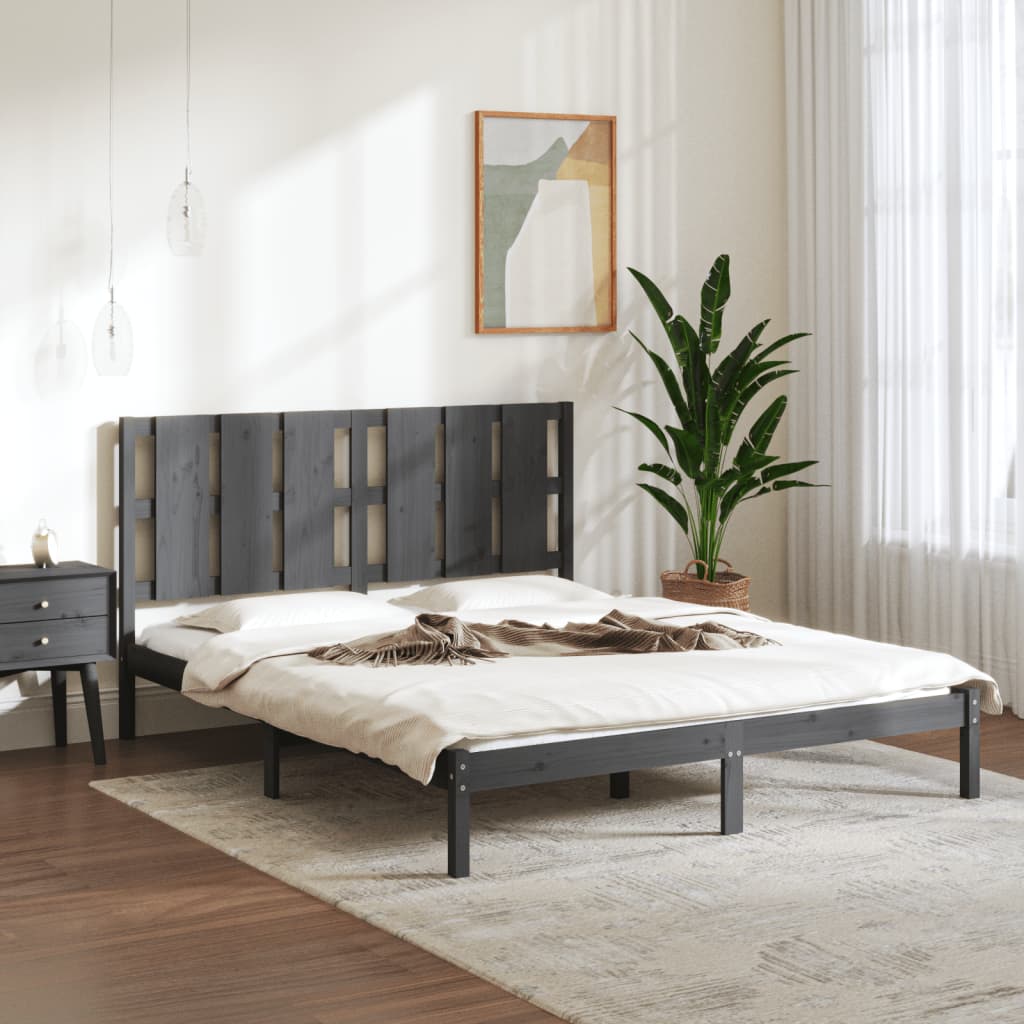 Bed Frame Without Mattress Small Double Solid Wood