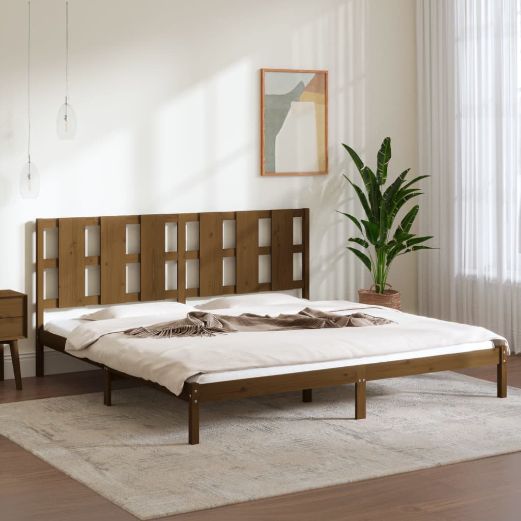 Bed Frame Without Mattress Small Double Solid Wood