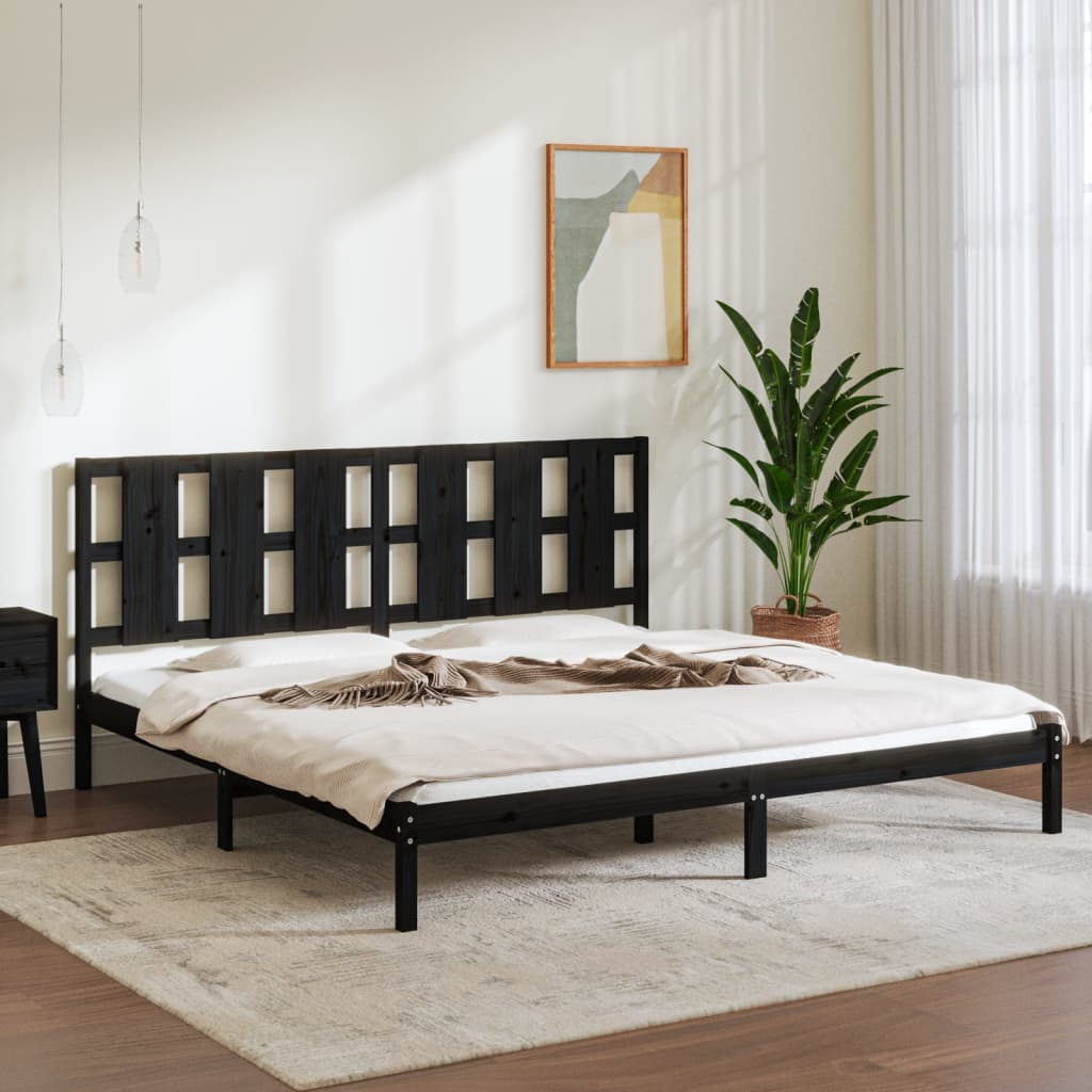 Bed Frame Without Mattress Small Double Solid Wood