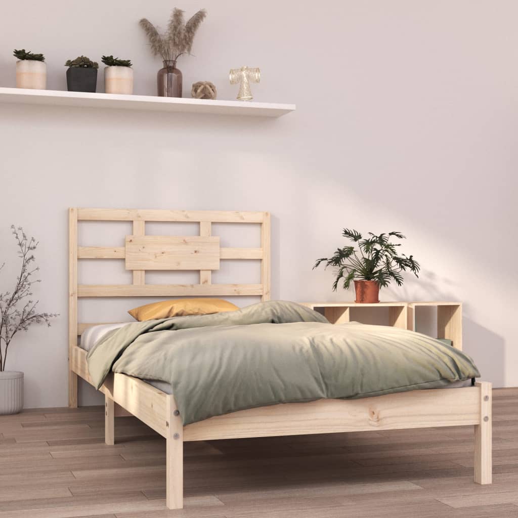 Bed Frame Without Mattress Small Single Solid Wood