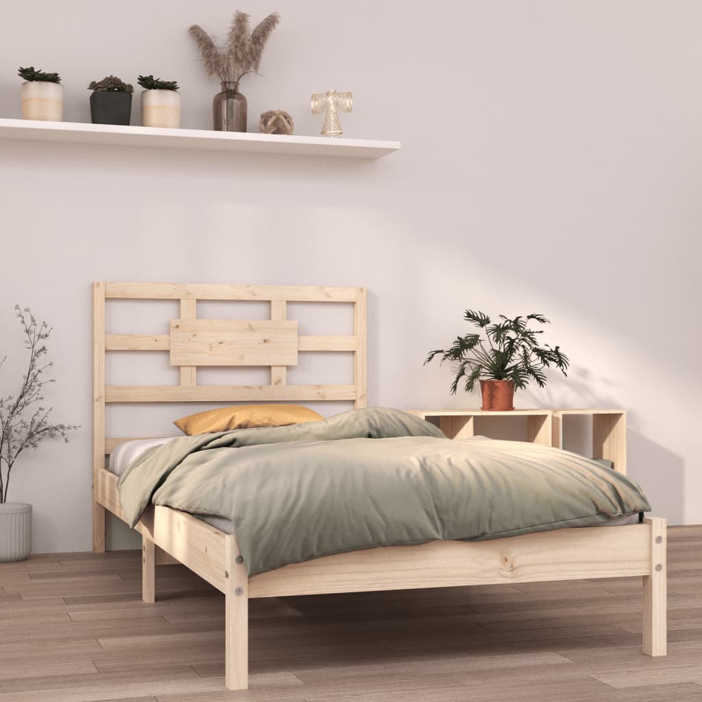 Bed Frame Without Mattress Small Single Solid Wood