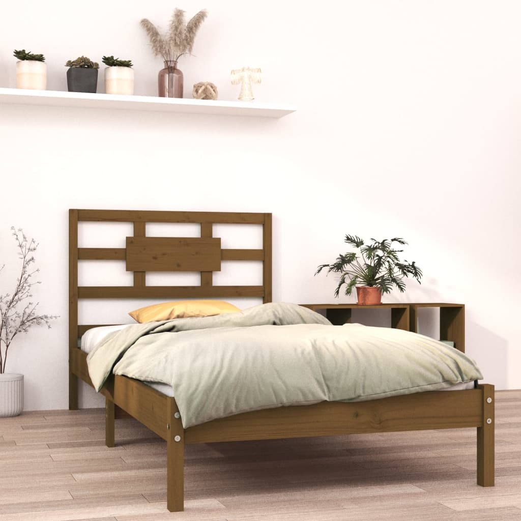 Bed Frame Without Mattress Small Single Solid Wood