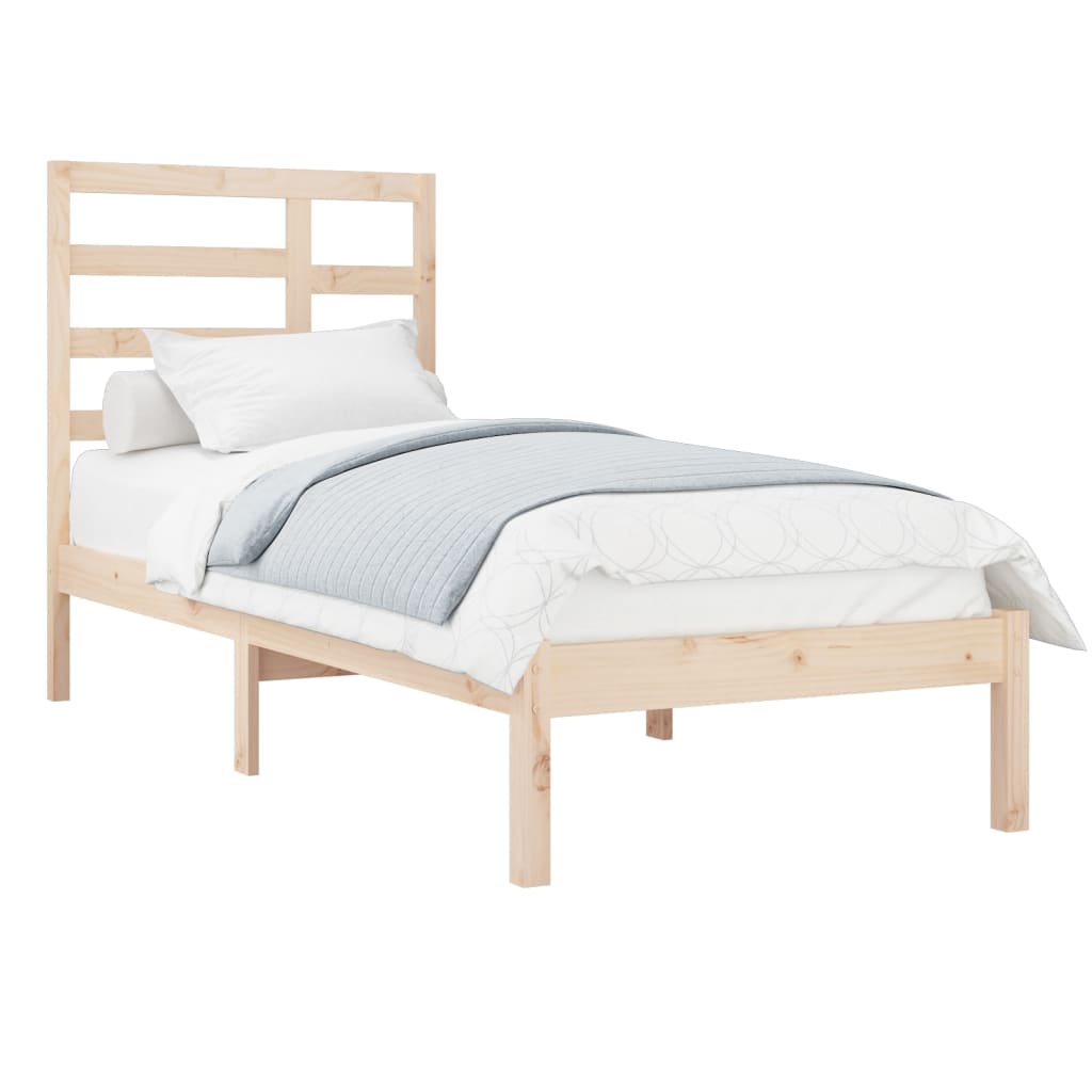 Bed Frame Without Mattress Solid Wood Single Single