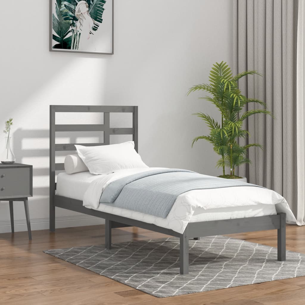 Bed Frame Without Mattress Solid Wood Single Single