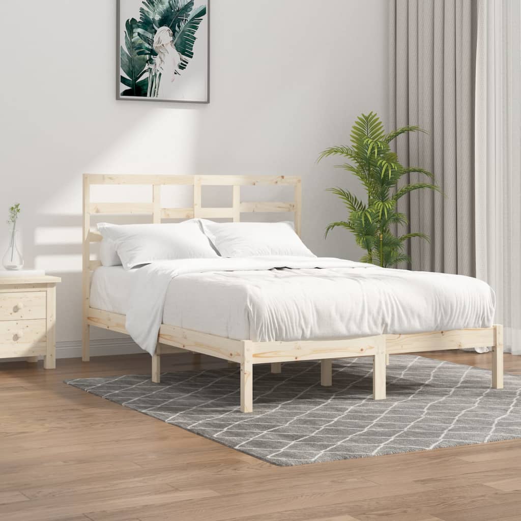 Bed Frame Without Mattress Solid Wood Single Single