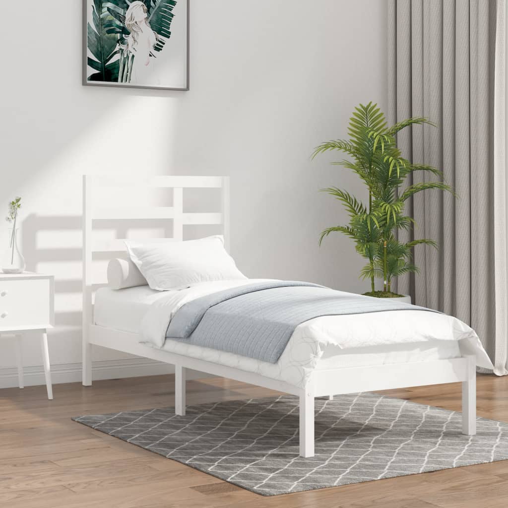 Bed Frame Without Mattress Solid Wood Single Single