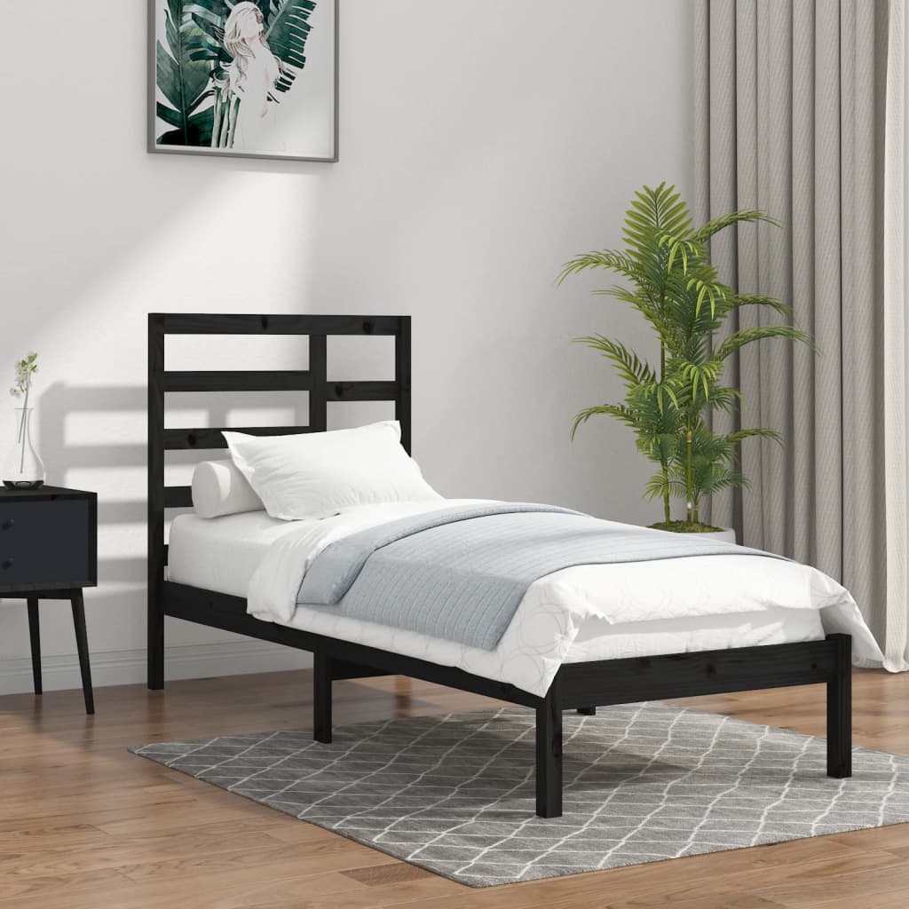 Bed Frame Without Mattress Solid Wood Single Single