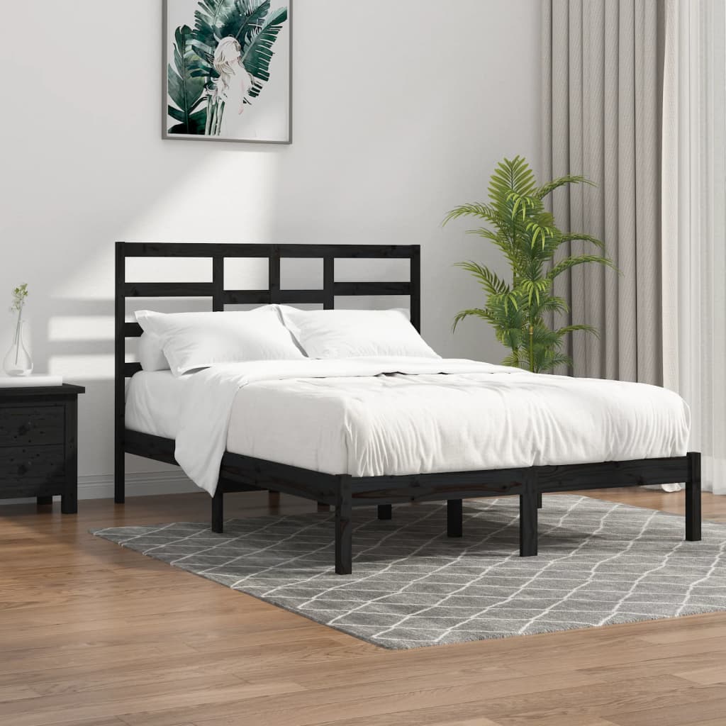 Bed Frame Without Mattress Solid Wood Single Single