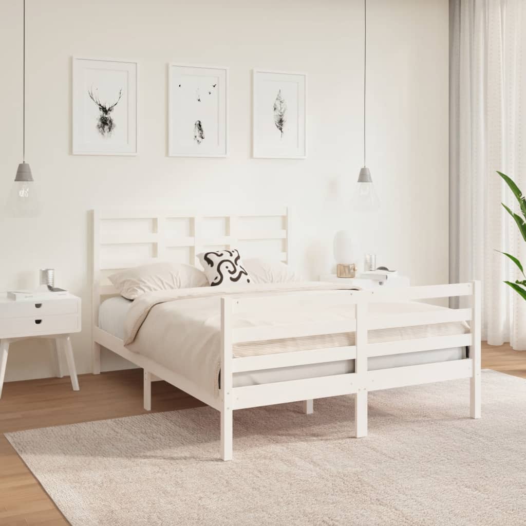 Bed Frame Without Mattress Solid Wood