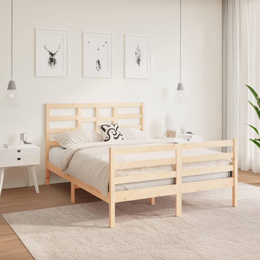 Bed Frame Without Mattress Solid Wood