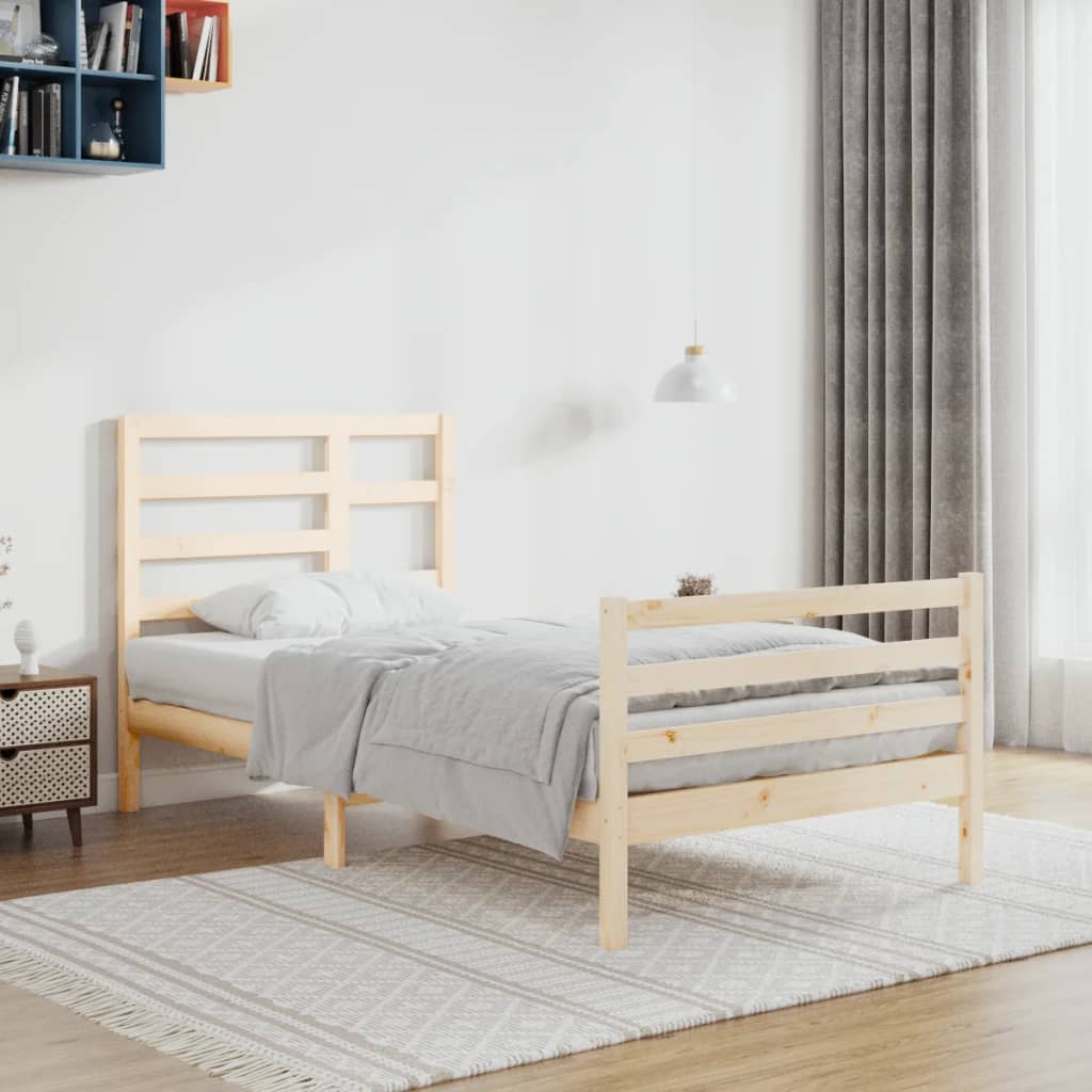 Bed Frame Without Mattress Solid Wood