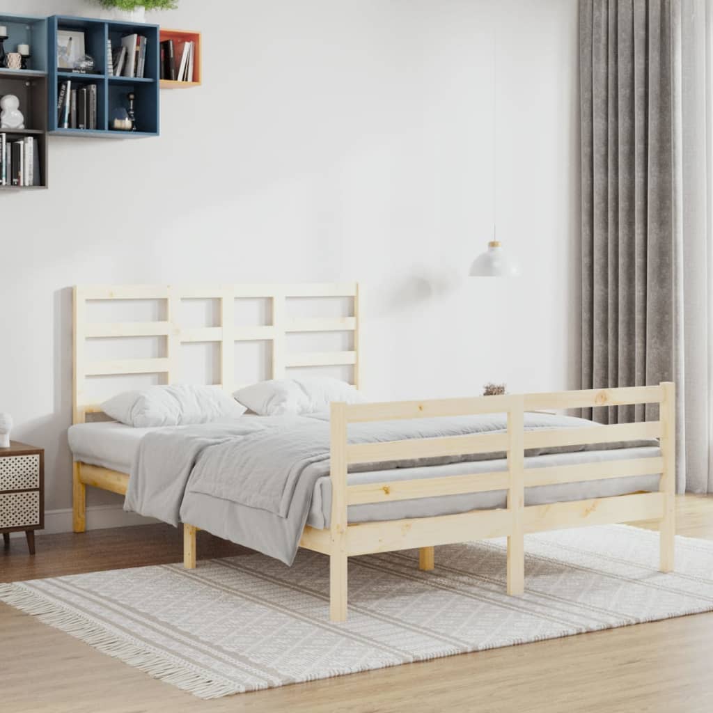 Bed Frame Without Mattress Solid Wood