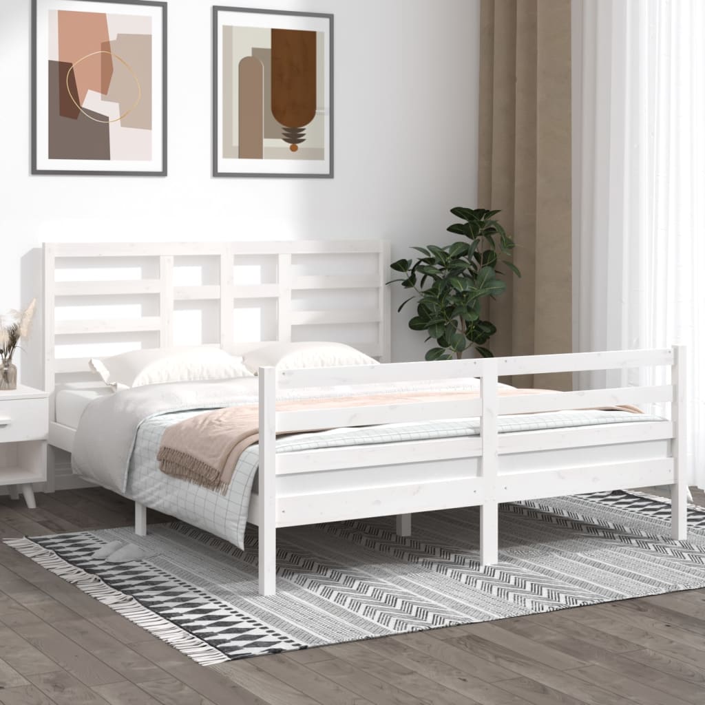 Bed Frame Without Mattress Solid Wood