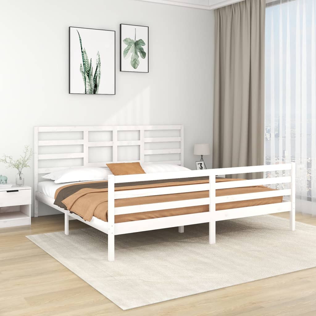 Bed Frame Without Mattress Solid Wood