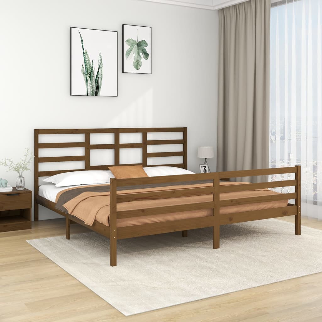 Bed Frame Without Mattress Solid Wood