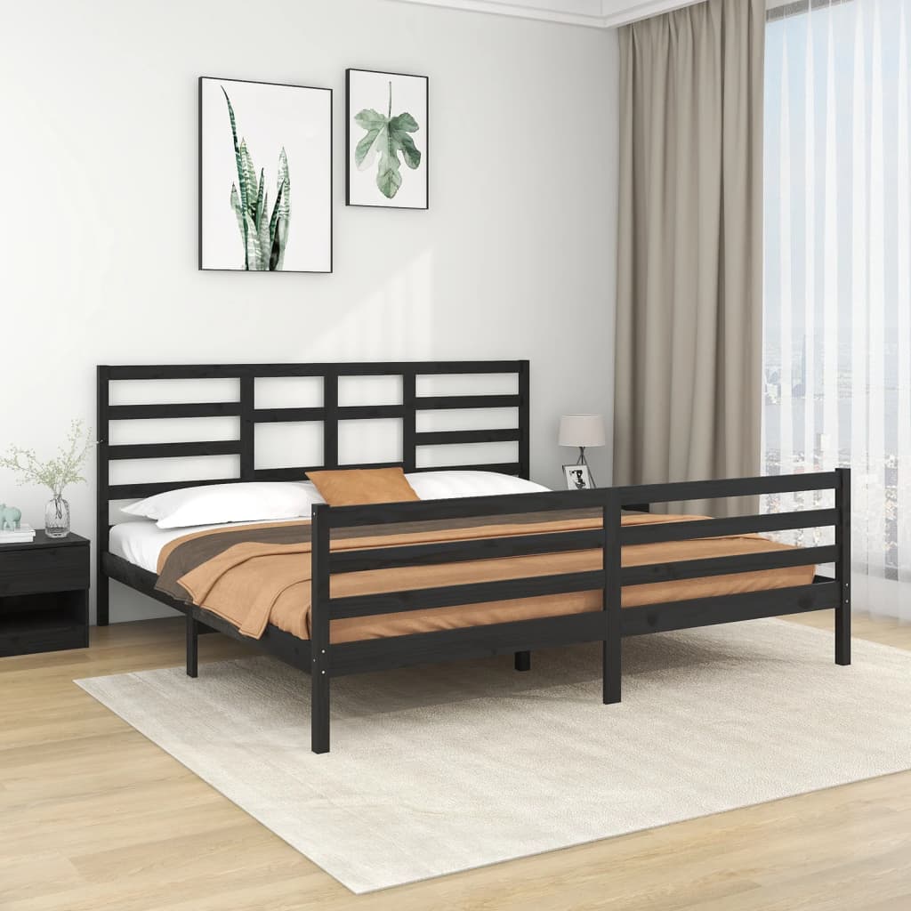 Bed Frame Without Mattress Solid Wood