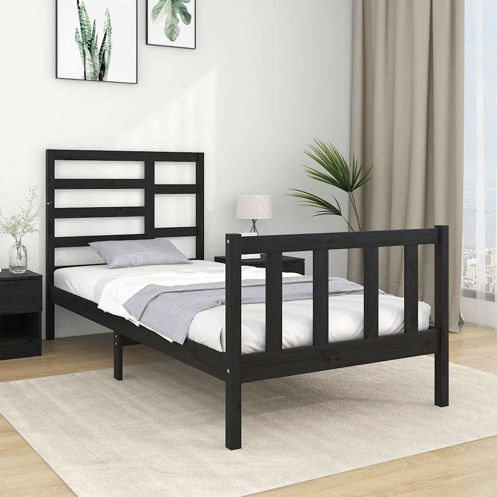 Bed Frame Without Mattress Solid Wood Double